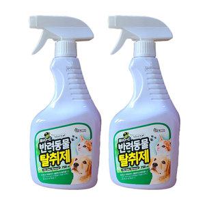 산도깨비 반려동물 탈취제 750ml 2개 강아지 고양이 배변냄새제거 피톤치드향