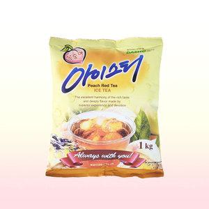 대호 복숭아 아이스티 1kg/에이드 분말 홍차 자판기용