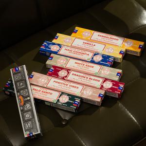 사티아 나그참파 인센스 스틱 8종 파우치 세트