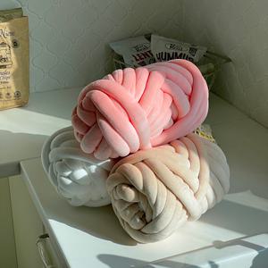 자영이꺼 자이언트얀 가방 핸드니팅 벨벳 1kg 만들기