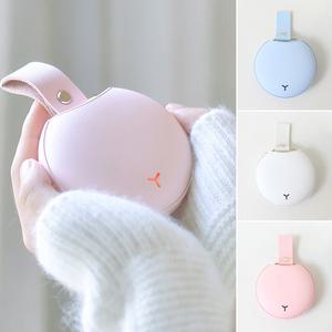 [1개+1개] 충전식 손난로 휴대용 양면 전기 전자 핫팩 보조배터리 5000mAh NSG48