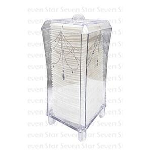 투명화장솜케이스 2개 화장솜케이스 화장솜보관함