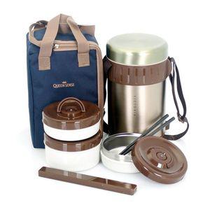 [퀸센스] 에코 보온 일체형 도시락 1200mL[26837784]