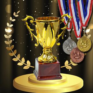 [문구티쳐] 미니 트로피 4종류 소/중/대/특대  시상식 어린이미니트로피 행사 졸업 장식품 전역선물