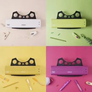 카피어랜드 프로라미 코팅기 컬러팝 A4 2롤러 H290 +코팅지+펀칭기+링