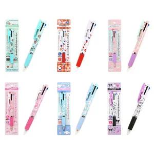 유니 산리오 제트스트림 3색 유성 볼펜 0.5mm 쿠로미 시나모롤 한교동 마이멜로디 리틀트윈스타 헬로키티