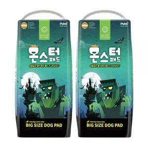 푸르미 몬스터 강아지 반려견 배변패드 50매x3팩 (40~50cm)