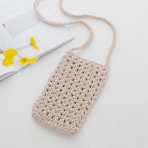 손뜨개 핸드폰 가방 미니 크로스백 니트 폰가방 p-6