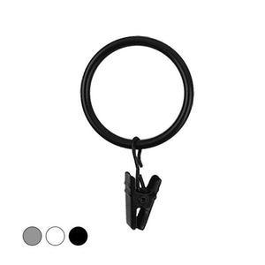 다용도집게 커튼링 사진첩 액자걸이 링고리집게 스텐 백색