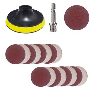 원형사포 100mm 50장 + 백업패드 + 로드 어댑터 세트 5번 600방 800방 1000방 1500방 2000방