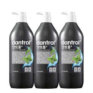 댄트롤 비듬두피 샴푸 딥클린박하솔트, 820ml, 3개