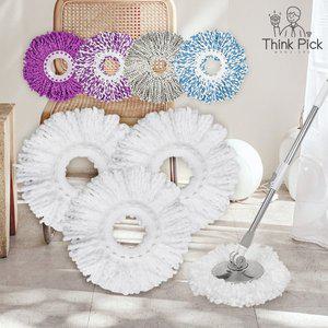 [월드크린]띵크픽 통돌이 회전 물걸레 청소기 스핀 걸레 3개