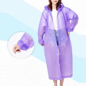 보라색 우비 여성골프 비옷 여행용 커플 우의 여성 남성 레인코트