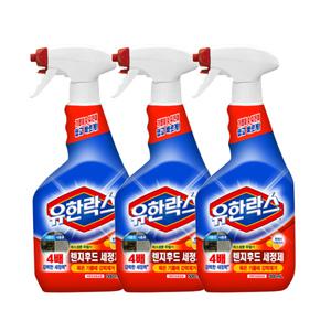 유한락스 렌지후드 세정제 기름때 찌든때 제거 500ml x3개
