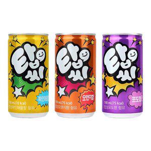 일화 탑씨 3종 오렌지 포도 파인 190ml x 12캔/30캔/60캔/90캔