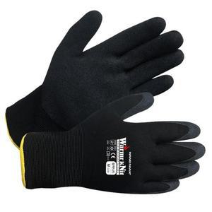 코레카 라텍스코팅장갑 브랜드 핸드맥스 워머니트 블랙 L 1봉12조