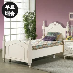 로망 엔틱 침대 학생 원목 침대프레임(슈퍼싱글 SS)
