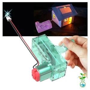 과학실험키트-폐품재활용 자가손발전기 LED하우스만들기