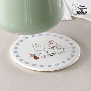 무민 도자기 냄비받침 1P / 국산 본차이나 미끄럼방지