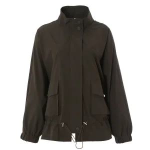 [롯데백화점]abfz 밑단셔링디테일 하이넥점퍼 APX3HU36I-GP