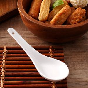 멘도사 도자기 우동 스푼 A 국물 마라탕 수저 숟가락