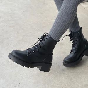 소보제화 제키아 털안감 레이스업 워커부츠 5cm