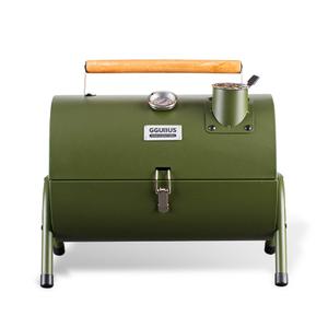 꾸버스 카고 그릴 카키 훈제 직화 바베큐 휴대용 캠핑용 야외 BBQ 화로