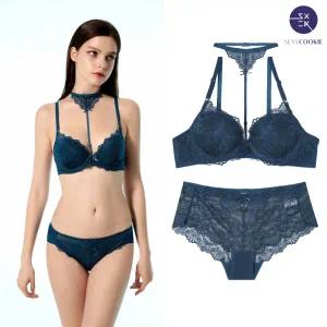 [롯데백화점]섹시쿠키 어텀 러블리 블루그린 레이스 팬티 세트 SCWBZ811SCWPZ812