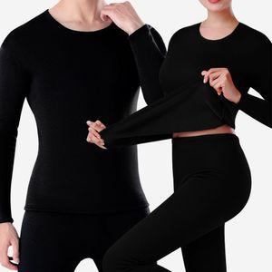 Thelaim 기능성 발열 보온 내복 상하의 세트 남성 여성 기모 내의 세트