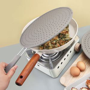 키친구 실리콘 프라이팬 만능 커버 뚜껑 덮개 오염방지뚜껑 소 28cm