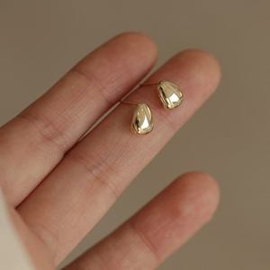 물방울귀걸이 925은침 데일리 골드 심플 귀걸이