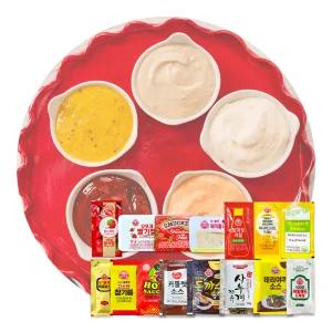 지케이푸드 일회용 소스 15종 오뚜기 딸기잼 케찹 허니머스타드 돈까스 마요네즈 핫소스 쯔유