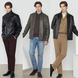 [하프클럽/헤스티지]헤스티지 천연 양가죽 남성재킷 1종