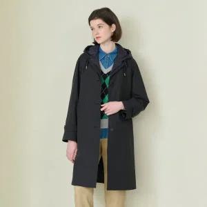 [BCBG] 퀼팅 후드 트렌치코트 B4S1N701