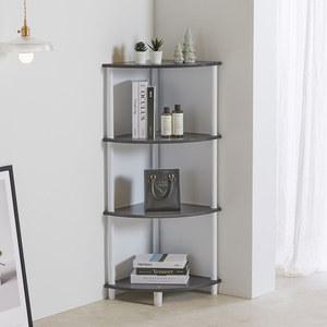 지펠레 4단 코너 선반 장식장