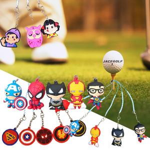 핸드메이드 어벤져스 골프티걸이 5P세트 골프에이밍 볼마커