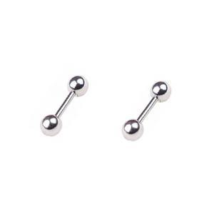[오노마] ONM 패션 써지컬티타늄 볼피어싱 실버 3mm 포인트 귀걸이