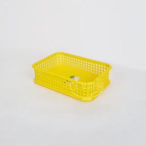 다용도 미니상자 1호 노란바구니 사각 플라스틱 수납 정리 어린이집 교구 바구니 A5사이즈