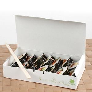 [하이디앤] 해우 종이도시락7매 일회용품 소풍 등산 도시락통