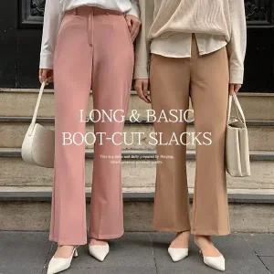 핫핑 [기본] 굿포유 밴딩 스판 부츠컷슬랙스