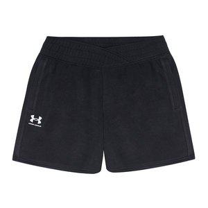 [언더아머] 여성 UA 라이벌 프렌치테리 반바지 쇼츠 블랙 1382742-001