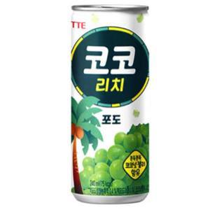 롯데 코코리치 포도 240ml 캔 30입