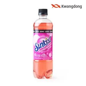 [광동제약][무료배송] 썬키스트 제로 자두자몽 600ml 24입 (라벨랜덤)