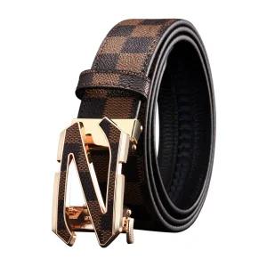 Charm Kaiser 남성 벨트 남자 자동 허리띠 정장 캐주얼 패션 벨트z