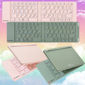 크로셀 C-Flip Pocket 휴대용 무선 접이식 블루투스 키보드 미니 포터블 아이패드 갤럭시탭 태블릿 아이폰 맥북 맥 호환