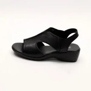 [제이시]제이시 4cm 소가죽 발편한 통굽샌들 엄마샌들 S010