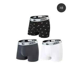 [하프클럽/라코스테 언더웨어]폴리 아웃밴드 남성 드로즈 B팩 3종세트