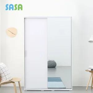 빅 1200 슬라이딩 옷장 거울 행거형