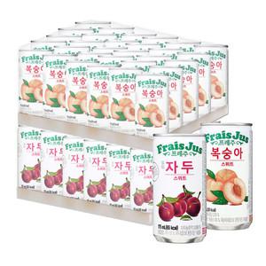 일화 프레주 자두+복숭아 175mlx30캔+30캔(총60캔) #안전박스포장