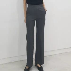 [하프클럽/]862 옆지퍼 모직 하이웨스트 롱 부츠컷 슬랙스 (3C) 가을 겨울